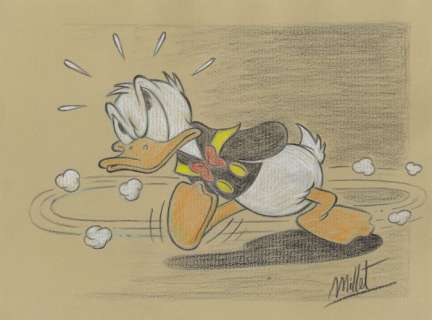 Millet | Donald Duck - Millet - Original Drawing | Catawiki