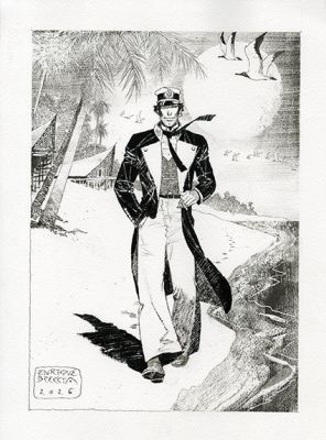 Enrique Breccia | “Corto Maltese” – illustrazione | Cart Gallery