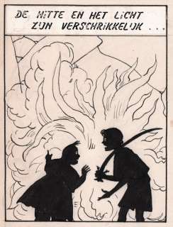 Laudy, Jacques | Hassan et Kaddour - Le voleur de Bagdad / De dief van Bagdad - Planche originale (planche 27) - Avec album de luxe - Cartonné - EO - (1948/2021) | Catawiki