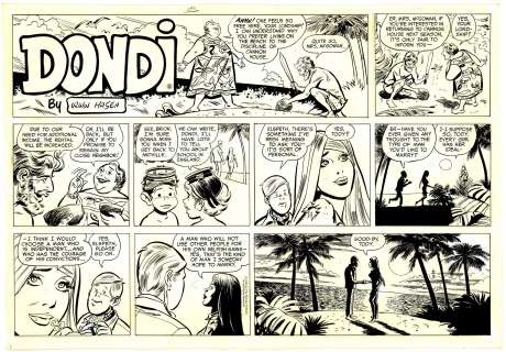 Irwin Hasen | Hasen - Dondi, Sunday Page, 6/9/1968 | Russ Cochran