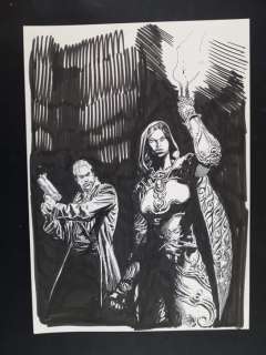 Roberto de Angelis | Nathan Never n. 226 - Roberto de Angeli - Progetto per Copertina "Aleph" - Page volante - Exemplaire unique - (2010) | Catawiki