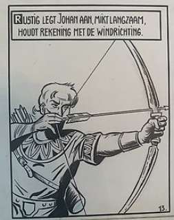 Vandersteen, Willy / Verschuere, Karel - De Rode Ridder 5 - Original page (p.5) - De vrijschutter - (1960)