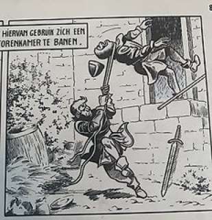 Vandersteen, Willy - De Rode Ridder 1 - Original page (p.30) - Het gebroken zwaard - (1959)