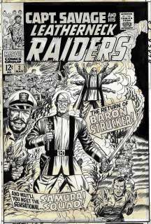 Dick Ayers | Ayers - CAPT. SAVAGE & HIS LEATHERNECK RAIDERS #2 Cover (1968) | Russ Cochran