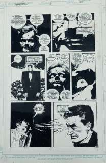 Bill Sienkiewicz - | The Shadow #6 - Bill Sienkiewicz - Original art page - (1987) | Catawiki