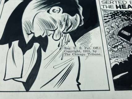 Chester Gould | Dick Tracy - Original comic strip - Chester Gould - (1951) | Catawiki