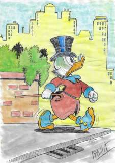 Millet | Scrooge McDuck - Millet - Original Drawing | Catawiki