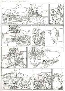 Matena, Dick | Matena, Dick - Originele pagina - De schippers van de Kameleon - (2014) | Catawiki