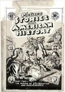 172: Simon Pict Stories Am Hist #2 original comic art | Russ Cochran
