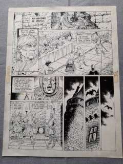 Yves Swolfs | Swolfs, Yves - Le Prince de la Nuit T1 - Planche originale (p.5) - Le chasseur - Page volante - (1994) | Catawiki