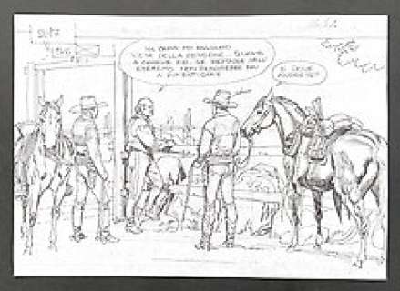 Aldo Capitanio - Tex - Aldo Capitanio - studio originale