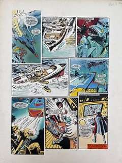 Watson, Keith | Watson, Keith - Original colour page - G-Force Battle of the Planets - (1981) | Catawiki