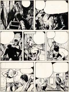 Jijé | Jerry Spring, La passe des indiens, planche originale à l’encre de chine pour cet album paru en 1957 chez Dupuis. | Septimus