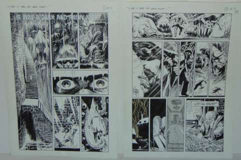 Joe Kubert Two Pages. Heavy Metal. | Weiss Auctions