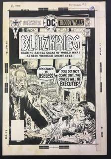 Joe Kubert. Original Cover Art. Blitzkreig #2 | Weiss Auctions