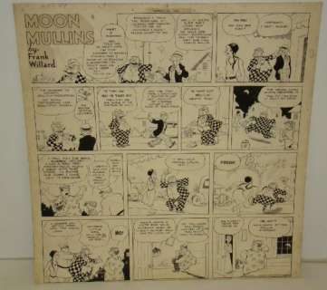2350E: 1932 ORIG MOON MULLINS SUNDAY PAGE. WILLARD | Weiss Auctions