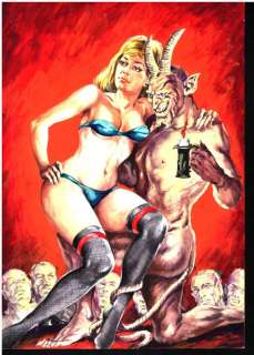 Leandro Biffi | Jacula n. 22 - Copertina Originale "Amor di strega" - Page volante - Exemplaire unique - (1970) | Catawiki