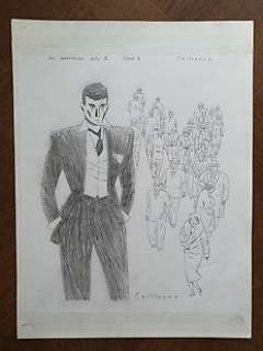 Cailleaux, Christian - première version non publié - Cailleaux, Christian - Couverture originale Les imposteurs T2 - Acte 2 - (2004)