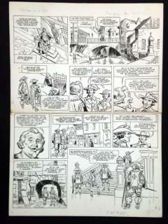 Funcken, Liliane & Fred | Original page (p.55)  - Capitan  - Capitan et le Masque de cuir  - (1967) | Catawiki