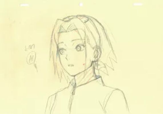 Kishimoto Masashi - Naruto | correction de genga – Sakura Haruno – Naruto Shippuden – 1175 | La Galerie de la Bande Dessinée