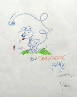 Franquin / Batem / Yann | Marsupilami T3 - Mars le Noir - Dédicace par Batem / Signé par Franquin, Batem et Yann - C - EO - (1989) | Catawiki