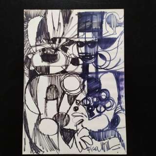 Will | Will - Dessin original - Calendula et le Marsupilami - Hommage Ã  Picasso | Catawiki