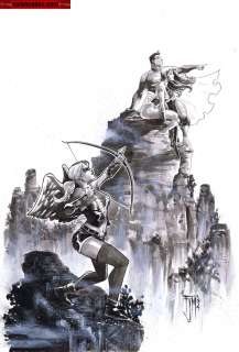 Francis Manapul - Covers / Pinups Issue Superman Wonder Woman # 16 Page Cover