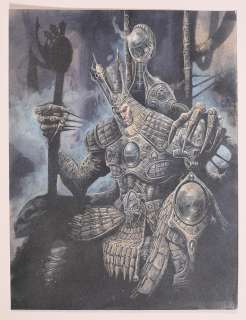 Clint Langley - Pharon King (Vor the Maelstrom) Painting