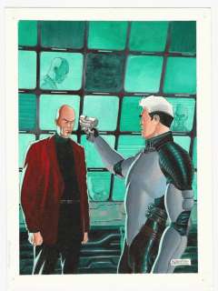 Roberto de Angelis | Nathan Never #178 - Roberto De Angelis - cover originale "Il Signore dei Cloni" - Exemplaire unique - (2006) | Catawiki