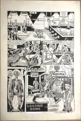 Kim Deitch | Scooped – final page | Thornbush Art