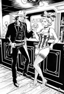 Barletta, Elisabetta | Barletta, Elisabetta - Original drawing - Tribute to Giraud - Blueberry e Chiuhauha Pearl - (2021) | Catawiki