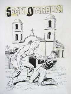 Roberto Diso | Mister No n. 203 Copertina Originale Inedita - ’’ Segni Diabolici ’’ Original Art Roberto Diso - (1992) | Catawiki