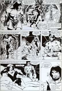 Alan Kupperberg / Ernie Chan - 43 X 29 Cm. | King Conan 11 - Alan Kupperberg - Originele pagina King Conan - Exemplaire unique - (1982) | Catawiki