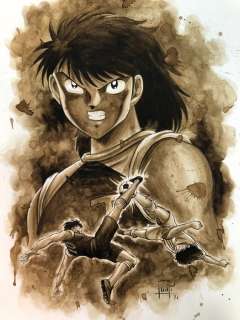 Juapi Coffee Artist | Original Coffee Painting - MARK LENDERS (Captain Tsubasa) (2021) | Catawiki