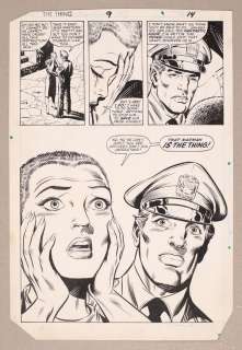 Original Art for Thing (1983-1986 1st Series) Issue 9, Page 14 by Ron Wilson and Joe Sinnott | mycomicshop.com