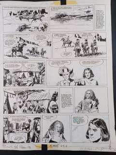 Aldo Di Gennaro | Fortebraccio - Tavola retrocolorata - Page volante - Exemplaire unique - (1966) | Catawiki