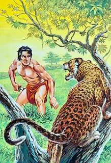 Dino Buset | Tarzan - Dino Busett - original cover - Page volante - EO | Catawiki