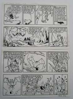 Studio Vandersteen | Suske en Wiske - Originele pagina (p.18) - De koning drinkt - (1973) | Catawiki