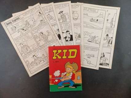 Mario Sbatella | Kid - Jonny Express - Page volante - Exemplaire unique - (1970) | Catawiki