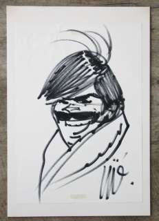 Jijé (Joseph Gillain) | Jijé - Originele opdrachttekening in stift - Pancho - Jerry Spring - (1975) | Catawiki