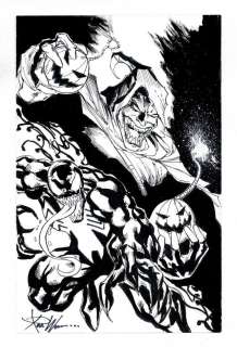 Venom and Hobgoblin Sketch by Ron Williams | mycomicshop.com