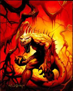 Ken Kelly | Kelly - LIZARD MONSTER, Signed (2010) | Russ Cochran