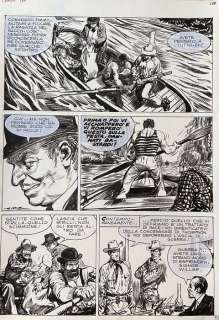 Guido Buzzelli | Tex Albo Gigante n. 1 - Guido Buzzelli - original page - Page volante - (1988) | Catawiki