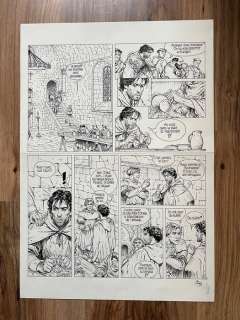 Philippe Delaby | Delaby - Planche originale (p.5) - L’étoile polaire T1 - Le milieu du ciel - (1992) | Catawiki