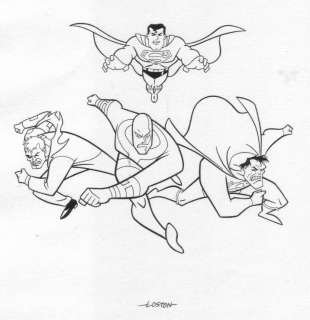 Loston Wallace - superman: on the loose, sticker album cover