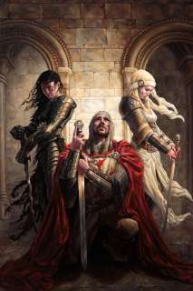 Michael C. Hayes - ‘miserere: an autumn tale‘ cover & prologue painting (very large) 2001