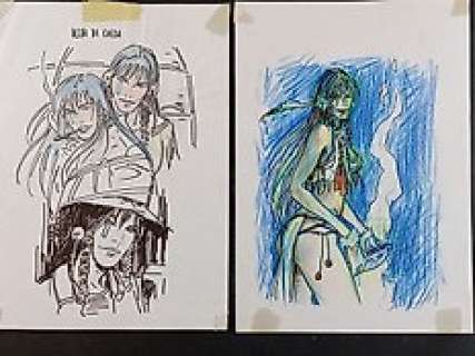 Lola Airaghi - Lola Airaghi - Occhi di Cielo - Page volante - Exemplaire unique