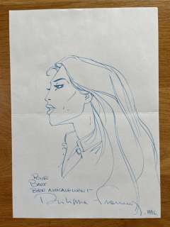 Francq, Philippe | Francq, Philippe - Dessin original dédicacé - Largo Winch - La Forteresse de Makiling - (1996) | Catawiki