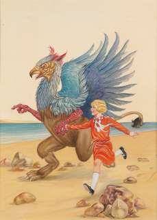 CHILDREN‘S ALICE IN WONDERLAND D. R. SEXTON. "‘Come on," cried the gryphon, and, taking Alice by the hand, it hurried off."