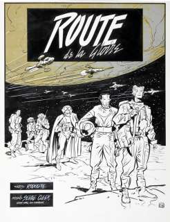 Clerc | Route de la gloire, planche n°1 et couverture int… | Millon